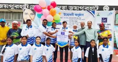 জয়পুরহাটে কিউট জেলা নারী হ্যান্ডবল লিগ এর উদ্বোধন