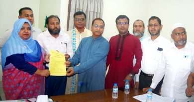বগুড়া চেম্বারের নির্বাচন জামায়াত সমর্থিত সেলিম এরশাদ প্যানেলের মনোনয়ন পত্র জমা